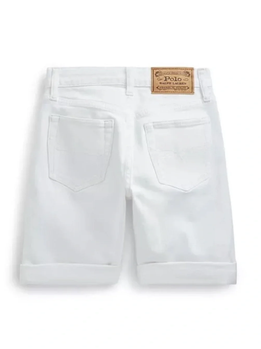 Ralph Lauren White Sullivan Slim Shorts